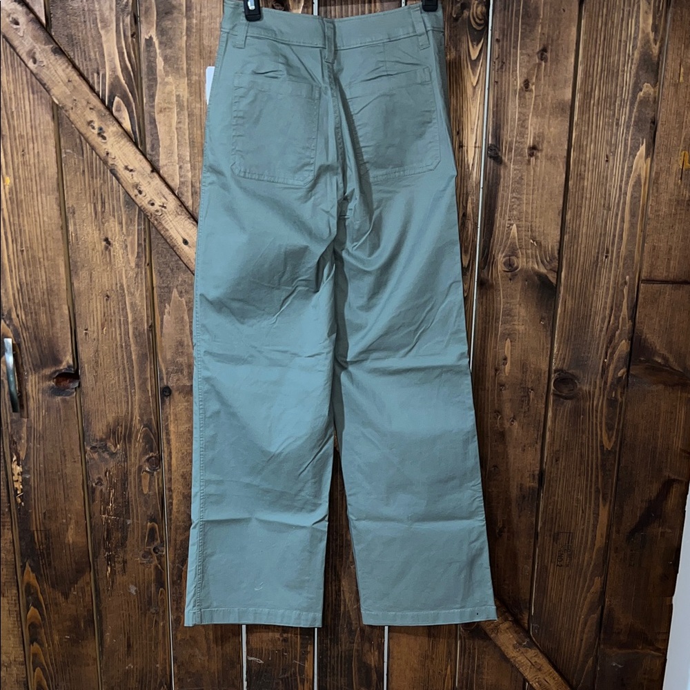 Nordstrom Women's Boot-Cut Jeans in Sage Green - Picture 7 of 9